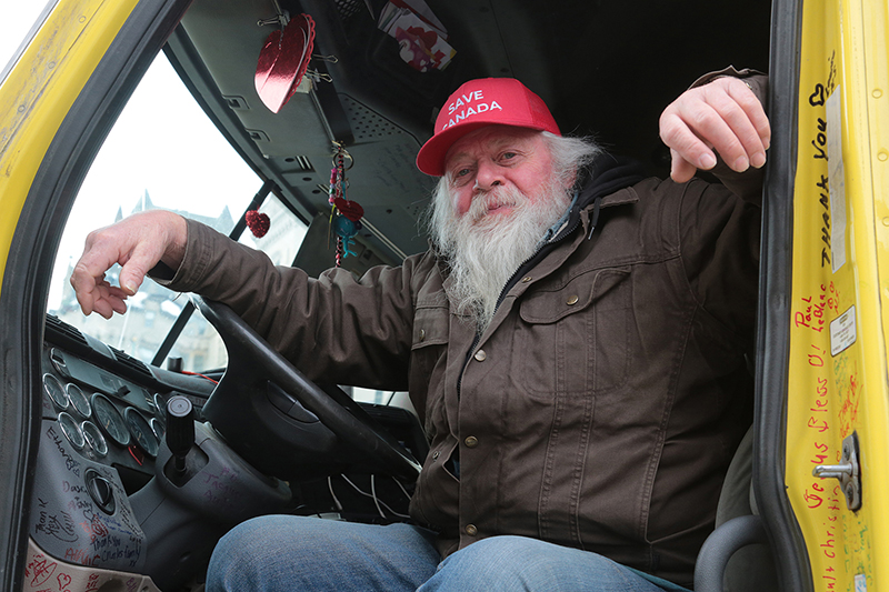 Freedom Convoy : Truckers Protest : Ottawa, Canada : Richard Moore : Photographer : Photojournalist